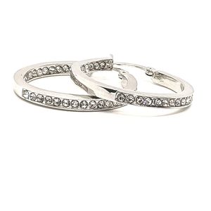 18K♠️+ Swarovski®Diamonds Inside Out Hoops
